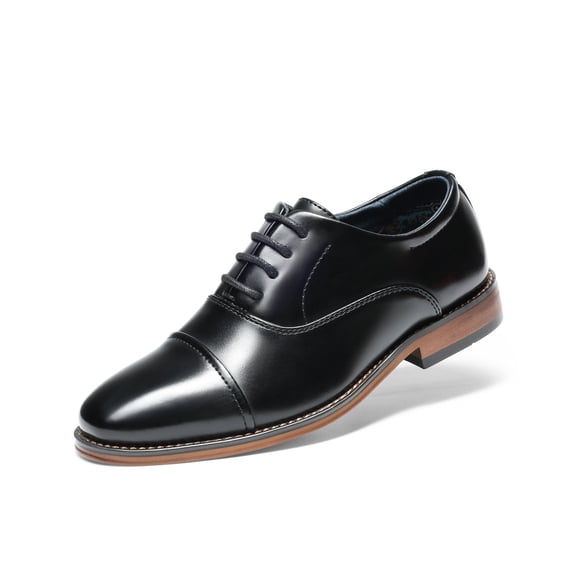 Bruno Marc Big Boy's Oxford Classic Lace Up Formal Dress Shoes