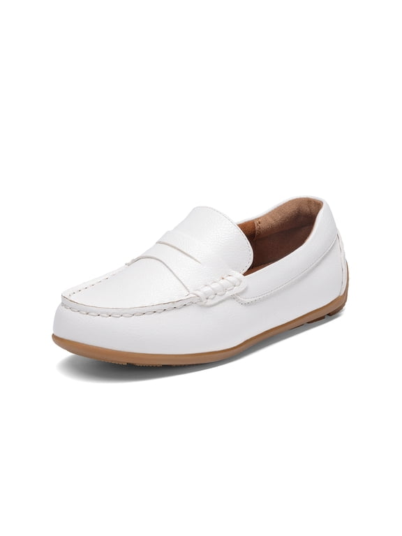 Boy's Dress Shoes Slip-On Penny Loafers Casual Moccasin Style for Toddler/Little Kid/Big Kid