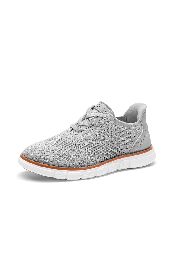 Boy's Mesh Dress Sneakers Oxfords Casual Lace-Up Lightweight Shoes