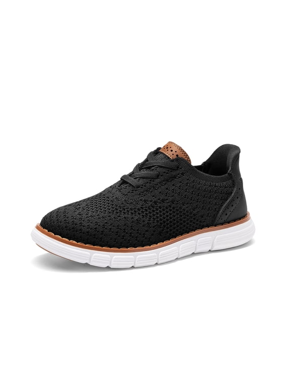Boy's Mesh Dress Sneakers Oxfords Casual Lace-Up Lightweight Shoes