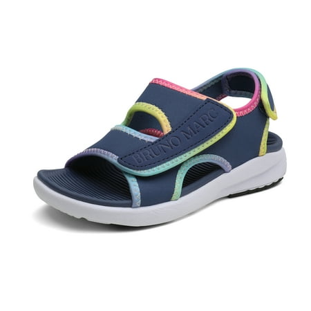 Bruno Marc Boys Open Toe Straps Outdoor Summer Sport Sandals(Toddler/Little Kid/Big Kid) SBSA224K BLUE Size 10