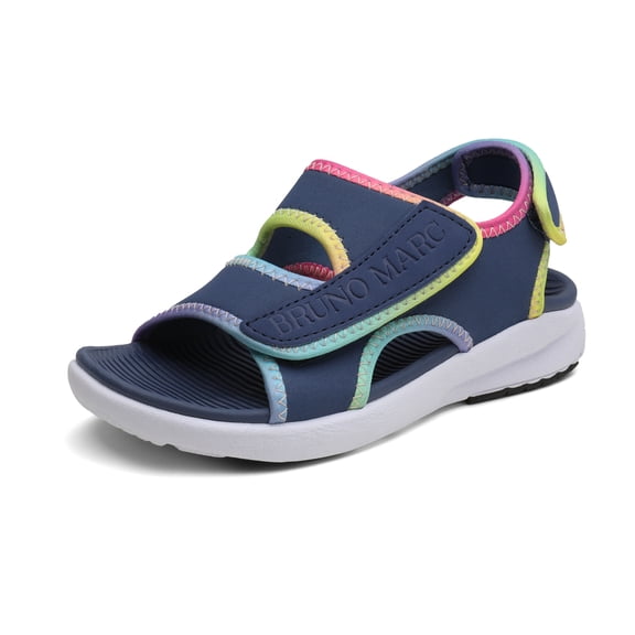 Bruno Marc Boys Open Toe Straps Outdoor Summer Sport Sandals(Toddler/Little Kid/Big Kid) SBSA224K BLUE Size 3