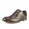 thumbnail image 1 of Bruno Marc Kids Boys Classic Oxford Shoes Dress Shoes Party Wedding Shoes Prince_K2 Dark/Brown Size 6, 1 of 5