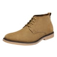 thumbnail image 1 of Bruno Marc Men Classic Oxford Shoes Suede Leather Lace Up Desert Shoes Comfort Fashion Boots for Men Chukka Tan Size 9, 1 of 5