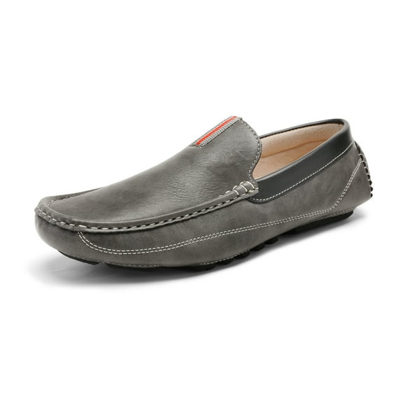 Bruno Marc Men Fashion Classic Loafers Driving Moccasins Shoes For Men Slip on Lightweight Loafers Shoes BM-PEPE-2 GREY Size 13