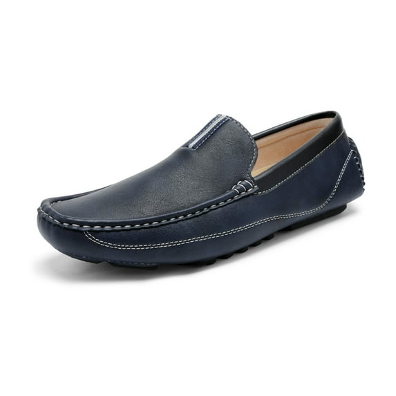 Bruno Marc Men Fashion Classic Loafers Driving Moccasins Shoes For Men Slip on Lightweight Loafers Shoes BM-PEPE-2 NAVY Size 15