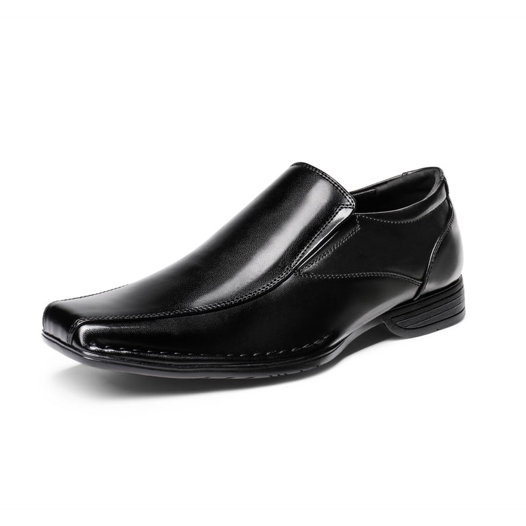 Bruno MARC Men\'s Classic‎ Square Toe Loafers Slip On Dress Shoes 8.5 Black Amazon.com | Bruno Marc Men main image 3