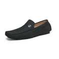 thumbnail image 1 of Bruno Marc Men Fashion Driving Loafers Dress Shoes Casual Slip On Moccasins BLACK Size 9, 1 of 10
