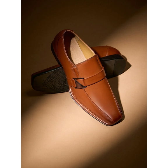 Bruno Marc Men Oxfords Fashion Square Toe Shoes Slip On Loafers Dress Shoes