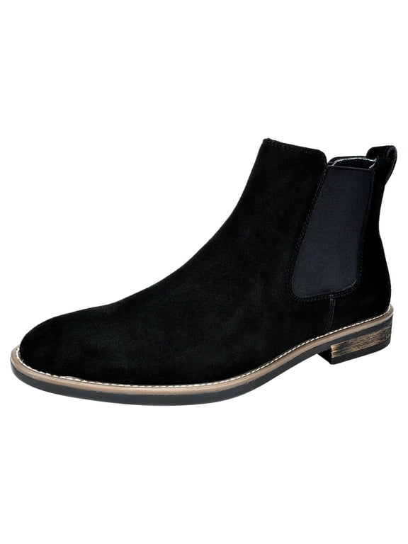 Men's Business Chelsea Desert Ankle Boots Suede Leather Chukka Slip On Dress Shoes URBAN-06