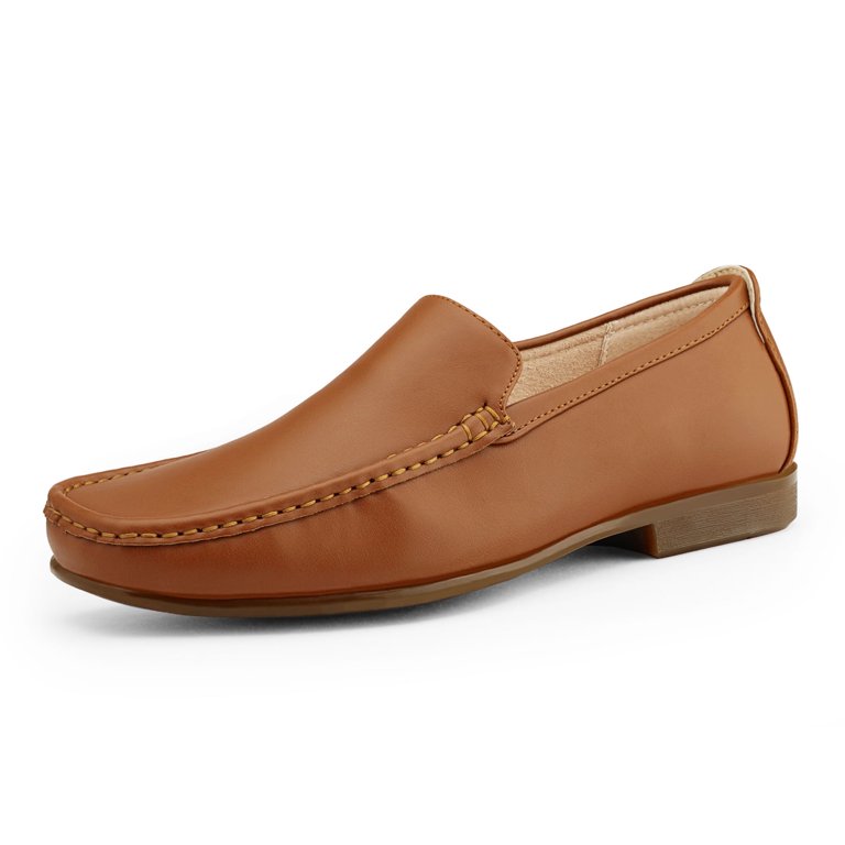 〽️Men\'s Beige Bruno Marc  Penny Moccasins Comfortable Casual Dress Loafers Strike a balance between comfort and class with these suede  main image 3