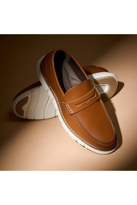 Men's Casual Dress Shoes Slip-on Lightweight Penny Loafers