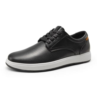 Polar Fox Dustin MPX506063 Mens Memory Foam Mid-Top Perforated Breathable Casual Chukka Sneakers, in Denim Grey, Men's Size 7