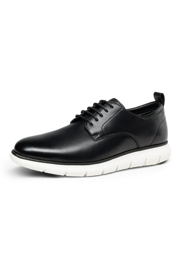 Men's Casual Dress Sneakers Lightweight Cushioned Oxfords, Formal Business Shoes with Crossflex CrestLite Comfort