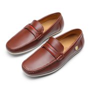 Bruno Marc Men's Casual Lightweight Loafers Shoes Lazy Moccasins Loafers Driving Soft Shoes For Men BUSH-01 BROWN Size 12