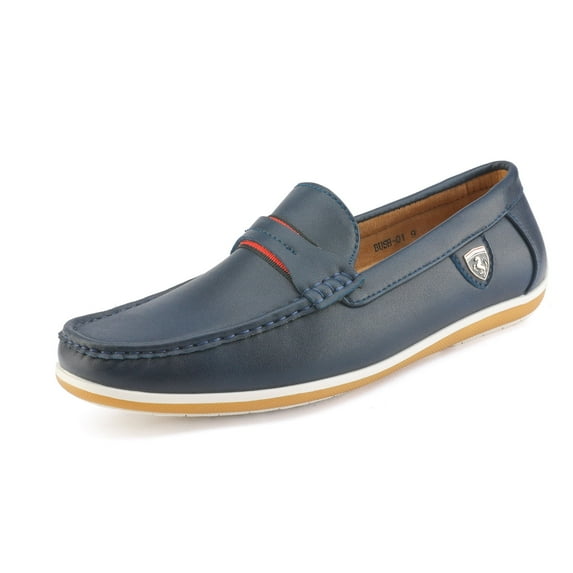 Bruno Marc Men's Casual Lightweight Loafers Shoes Lazy Moccasins Loafers Driving Soft Shoes For Men BUSH-01 NAVY Size 8.5