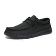 thumbnail image 1 of Bruno Marc Men's Casual Slip-on Loafers Lightweight Stretch Deck Dress Shoes BLACK Size 14, 1 of 6
