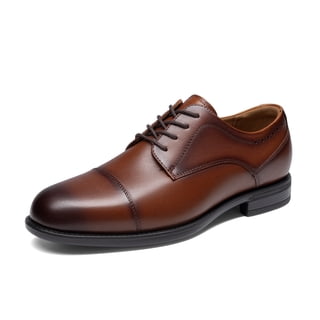 Bruno Marc Men's Classic Leather Dress Shoes Comfort Oxfords Business Formal Lace Up Shoes