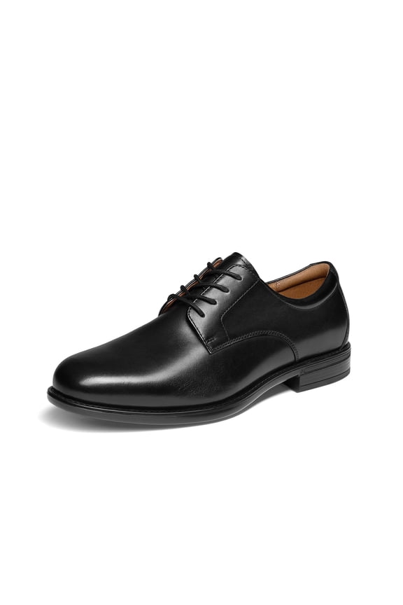 Men's Classic Leather Dress Shoes Comfort Oxfords Business Formal Lace Up Shoes