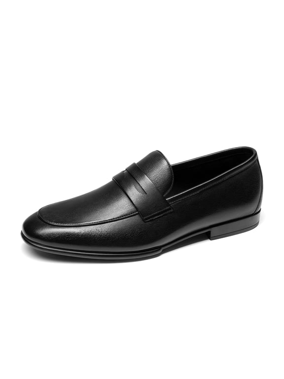 Men's Classic Penny Loafers Leather Dress Shoes Comfort Lightweight Slip-on Shoe
