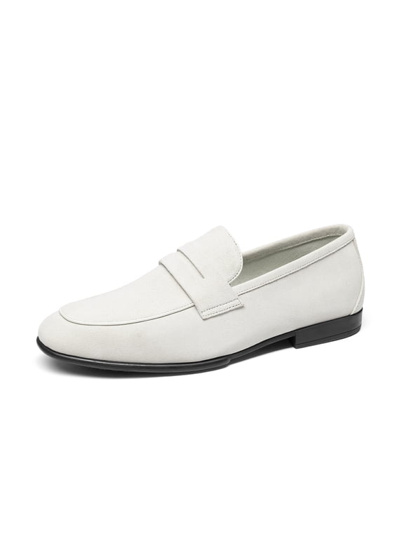 Men's Classic Penny Loafers Leather Dress Shoes Comfort Lightweight Slip-on Shoe
