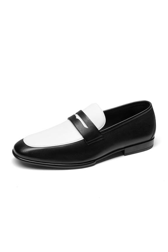 Men's Classic Penny Loafers Leather Dress Shoes Comfort Lightweight Slip-on Shoe