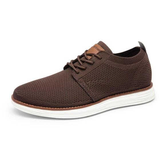 Bruno Marc Men's Comfort Sneakers Fashion Lightweight Casual Lace Up Walking Shoes for Men Grand-01 Brown Size 8