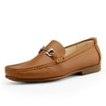 thumbnail image 1 of Bruno Marc Men's Dress Loafers Slip On Casual Penny Moccasin Loafer Shoes Comfort Outdoor Loafers HENRY-1 TAN Size 10.5, 1 of 5