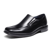 Men's Formal Leather Lined Square Toe Dress Loafers Shoes STATE-01 BLACK size 15