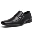 thumbnail image 1 of Bruno Marc Men's Giorgio Leather Lined Dress Loafers Shoes Wide Width, 1 of 8