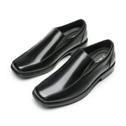 Mens Leather Lined Dress Loafers Shoes BLACK US SIZE 9.5