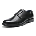 thumbnail image 1 of Bruno Marc Men's Dress Oxford Shoes Classic Lace Up Formal Cap Toe Shoes Wide Fit, 1 of 2