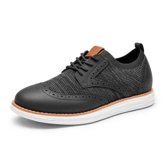 Bruno Marc Men's KnitFlex SmartCraft Mesh Oxfords Sneakers Casual Dress Lace-Up Lightweight Walking Shoes