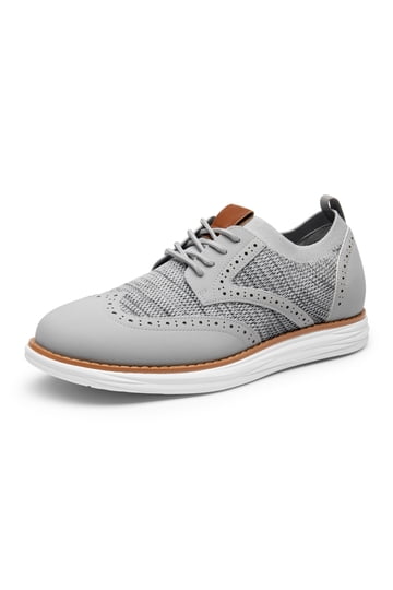 Bruno Marc Mens Dress Shoes in Mens Shoes | Gray - Walmart.com display picture 1
