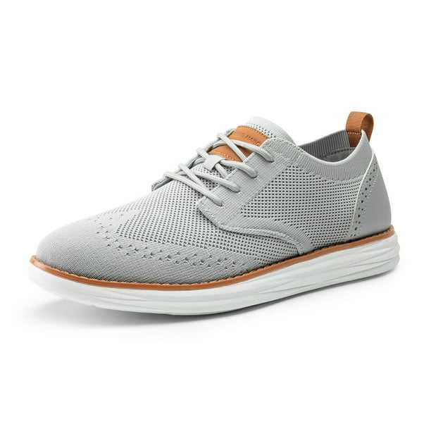 Bruno Marc Men's Knitted Wingtip Craft Mesh Oxford Sneakers Casual