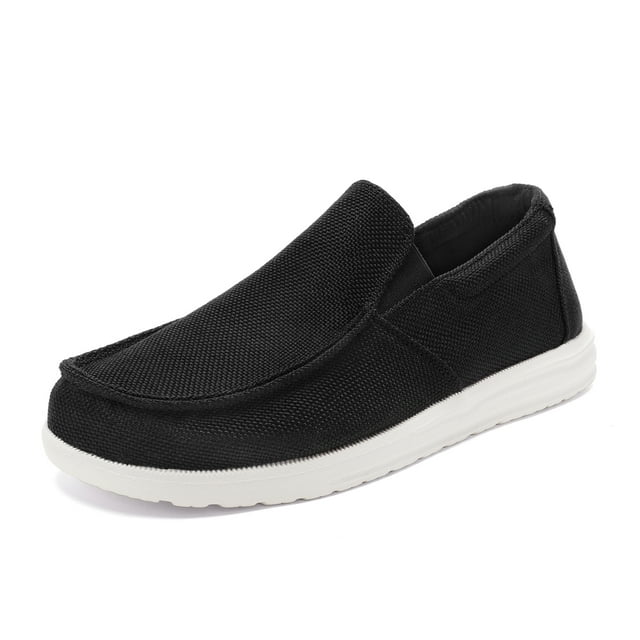 Bruno Marc Men's Slip On Loafer Walking Shoes SUNVENT-01 BLACK size 6.5