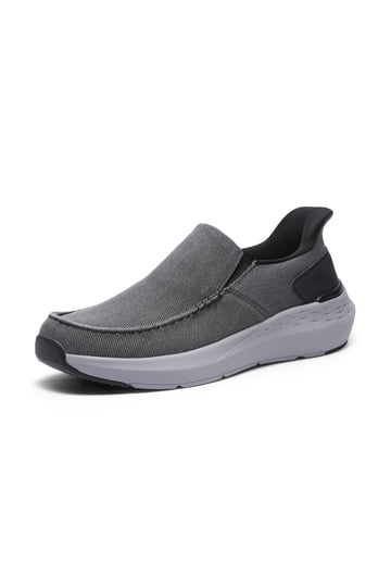 New! Classic 46 Mens size 12 Slip on loafer gray canvas casual shoes s-l400.jpg main image 3