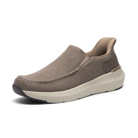 Bruno Marc Men’s Slip-On Loafers, Hands-Free Casual Canvas Walking Sneakers