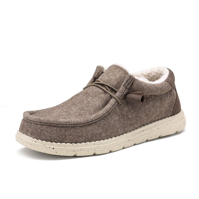 Bruno Marc Men's Slip-on Faux Fur Lined Loafers Casual Shoes