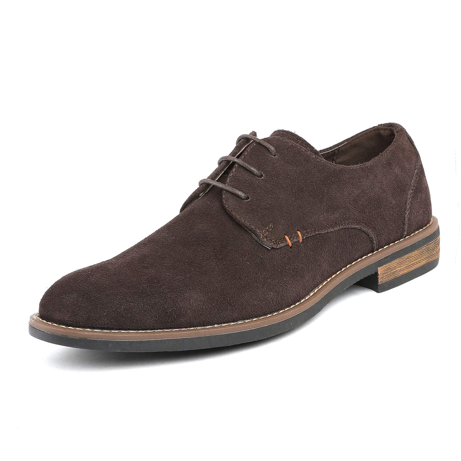 Mens Bruno Suede Leather Lace Up Oxfords Shoes Bruno Marc Men main image 3