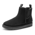 thumbnail image 1 of Bruno Marc Men's Winter Snow Boots FuzzyGo Rugged Suede Leather Cold Weather Warm Chelsea Outdoor Boots, 1 of 9