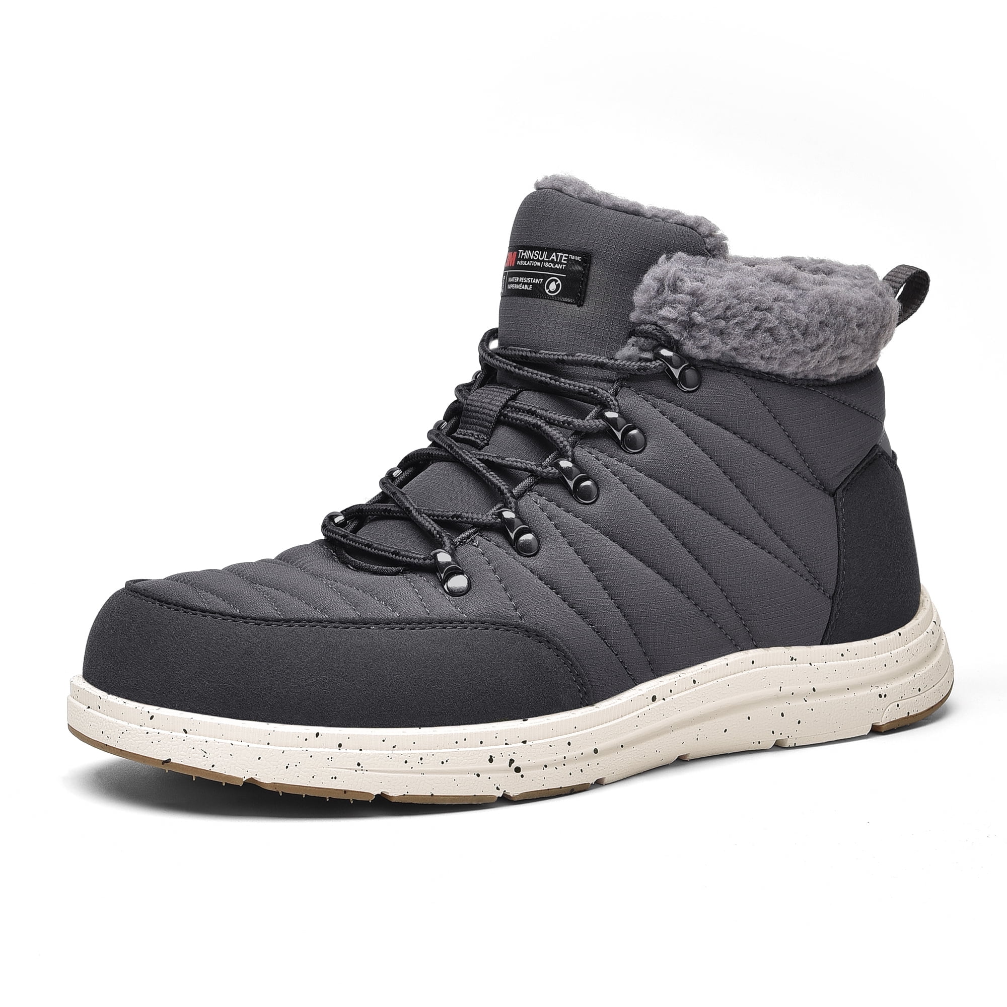 Bruno Marc 3M Thinsulate Winter Boots Gray Men\'s Size 8 Bruno Marc - Brandclub - Bruno Marc Men main image 2