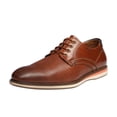 thumbnail image 1 of Bruno Marc Mens Casual Shoes Round Toe Classic Lace-up Oxford Shoes Dress Shoes LG19009M BROWN Size 9.5, 1 of 5