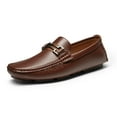 thumbnail image 1 of Bruno Marc Mens Comfort Casual Shoes Driving Penny Slip On Loafers Boat Shoes Hugh-01 Brown Size 15, 1 of 7