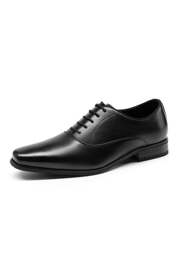 Mens Dress Shoes Bussiness Formal Oxfords Wesley Lace Up Soft Plain-Toe