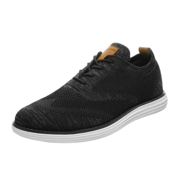 Bruno Marc Mens Fashion Sneakers Lightweight Casual Work Shoes Comfort Tennis Athletic Shoes For Men GRAND-02 BLACK/GREY Size 9.5