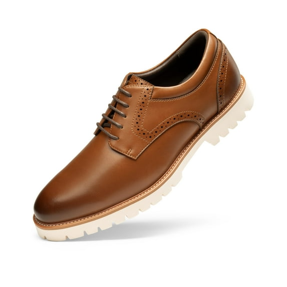 Bruno Marc Mens Oxford Shoes Lace-Up Comfortable Fashion Shoes