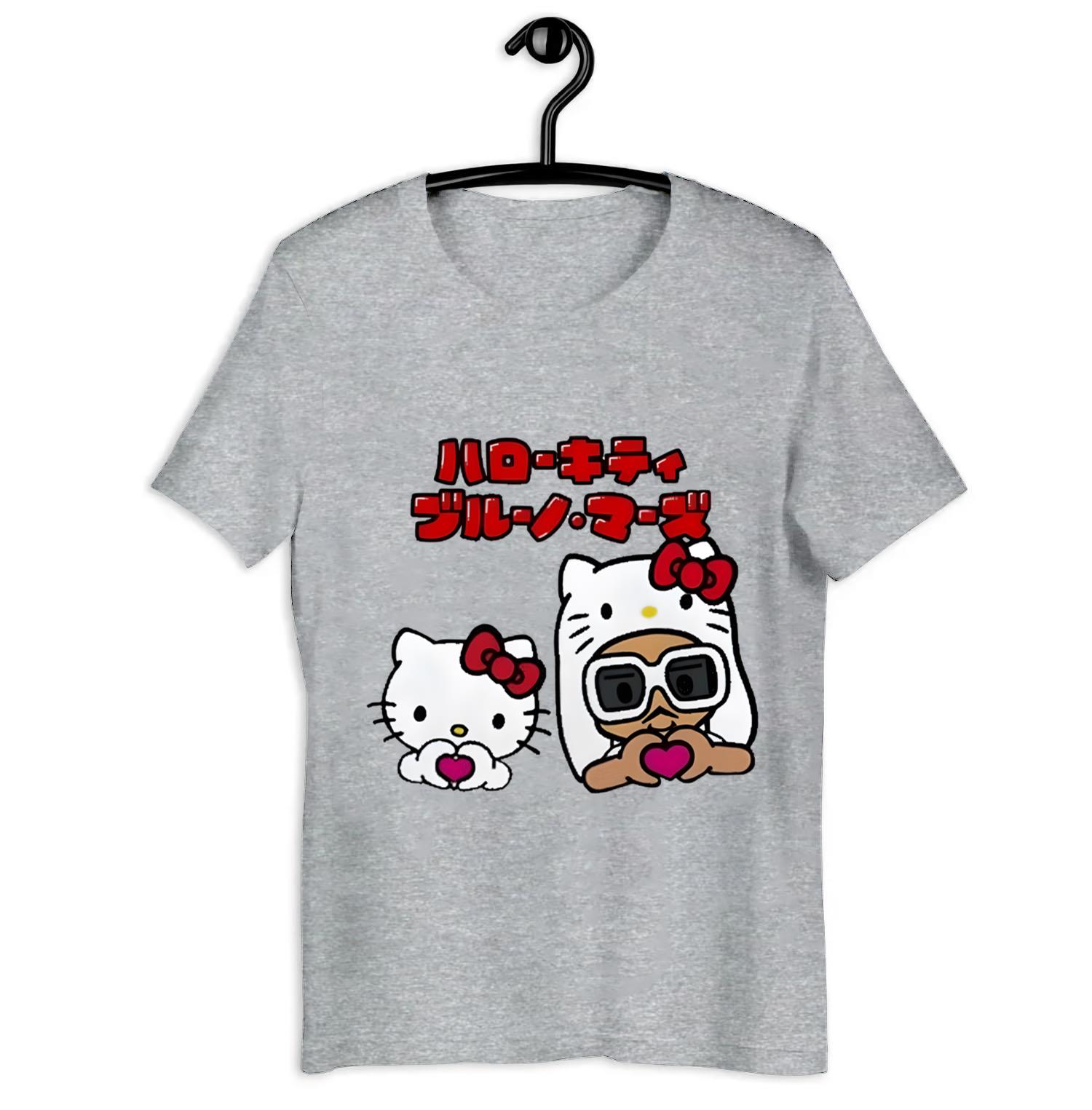 Bruno Mars X Hello Kitty 3D Acrytlic Stand Unisex TShirt