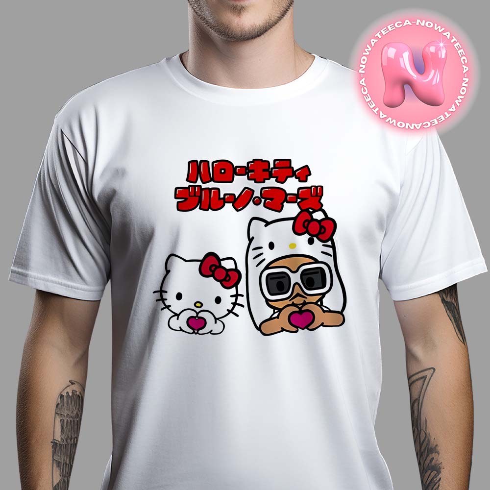 Bruno Mars X Hello Kitty 3D Acrytlic Stand Unisex TShirt