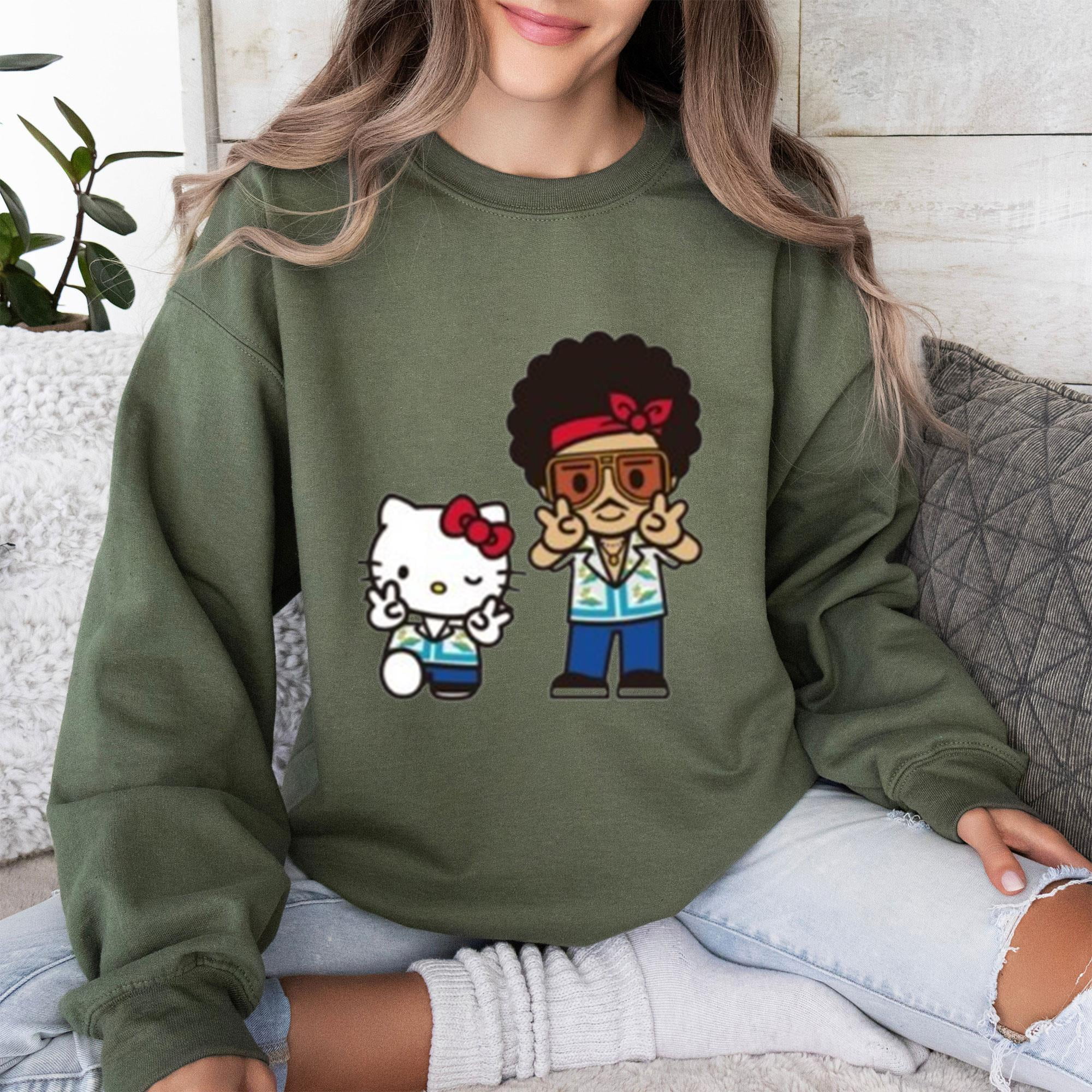 Bruno Mars X Hello Kitty January 626 2024 Japan Tour Shirt Limited